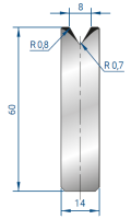 Матрица EUROSTAMP 3194/835 (α=60, V=8, H=60)