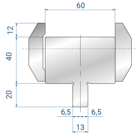 Держатель матрицы EUROSTAMP 4303/835 (переходник на AMADA-PROMECAM, H=40)