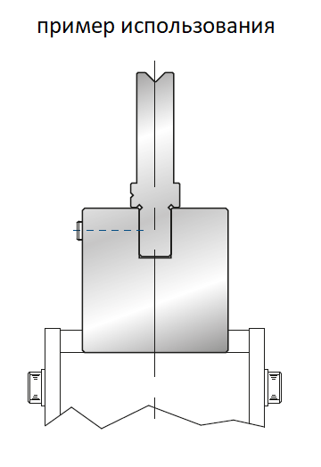 Держатель матрицы EUROSTAMP 4302/500 (переходник на WILA-TRUMPF, H=60)