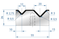 Матрица EUROSTAMP 2013/835 (α=88, V=12/20, H=26)